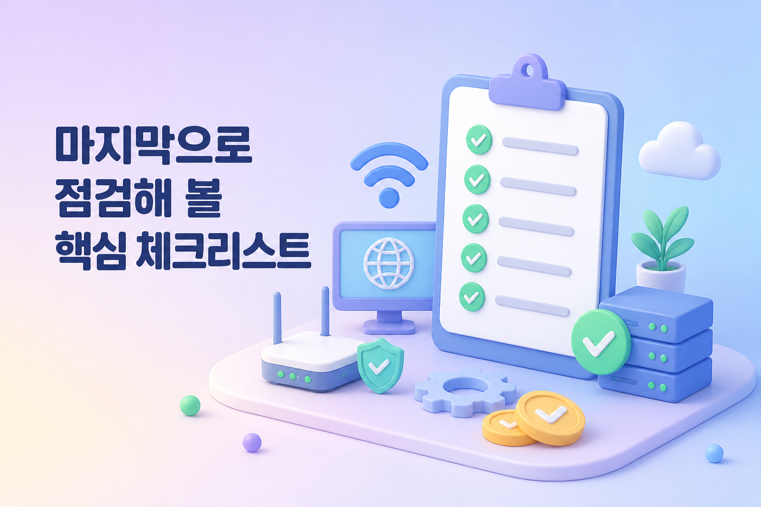 윈도우 11 인터넷 끊김 해결 체크리스트 안내 이미지