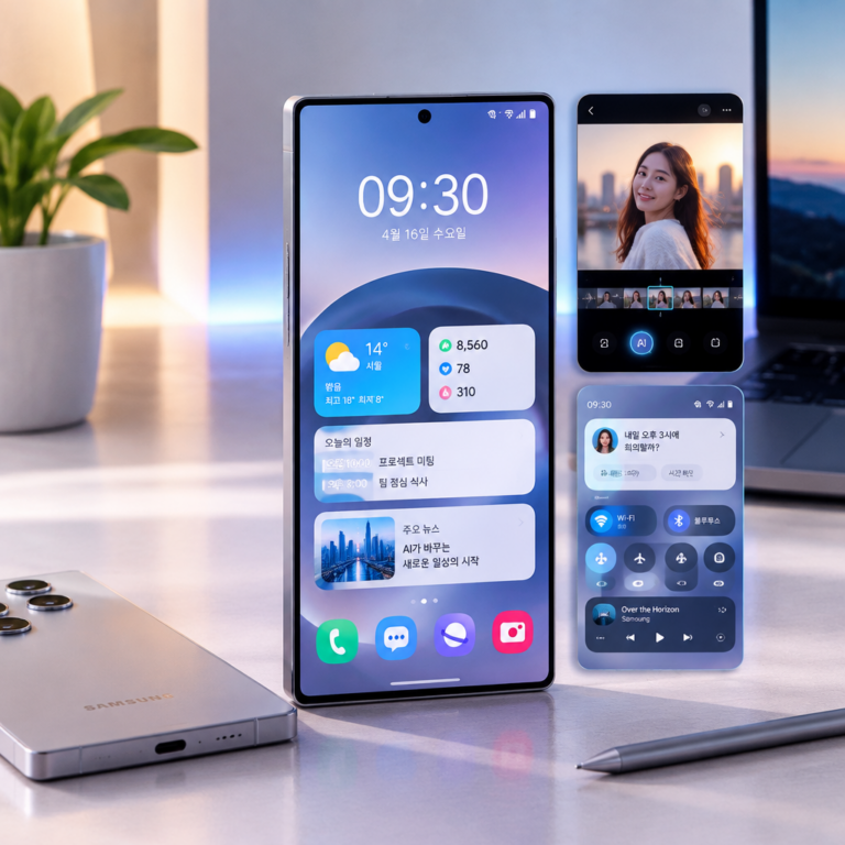 One UI 9.0 업데이트 및 갤럭시 S26 대표 이미지