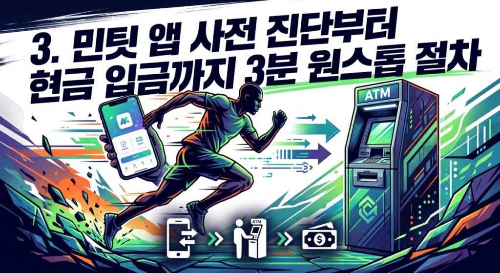 민팃 세팅 매뉴얼 민팃 커넥터 앱 사전 진단부터 ATM 기기 연동 및 입금 절차