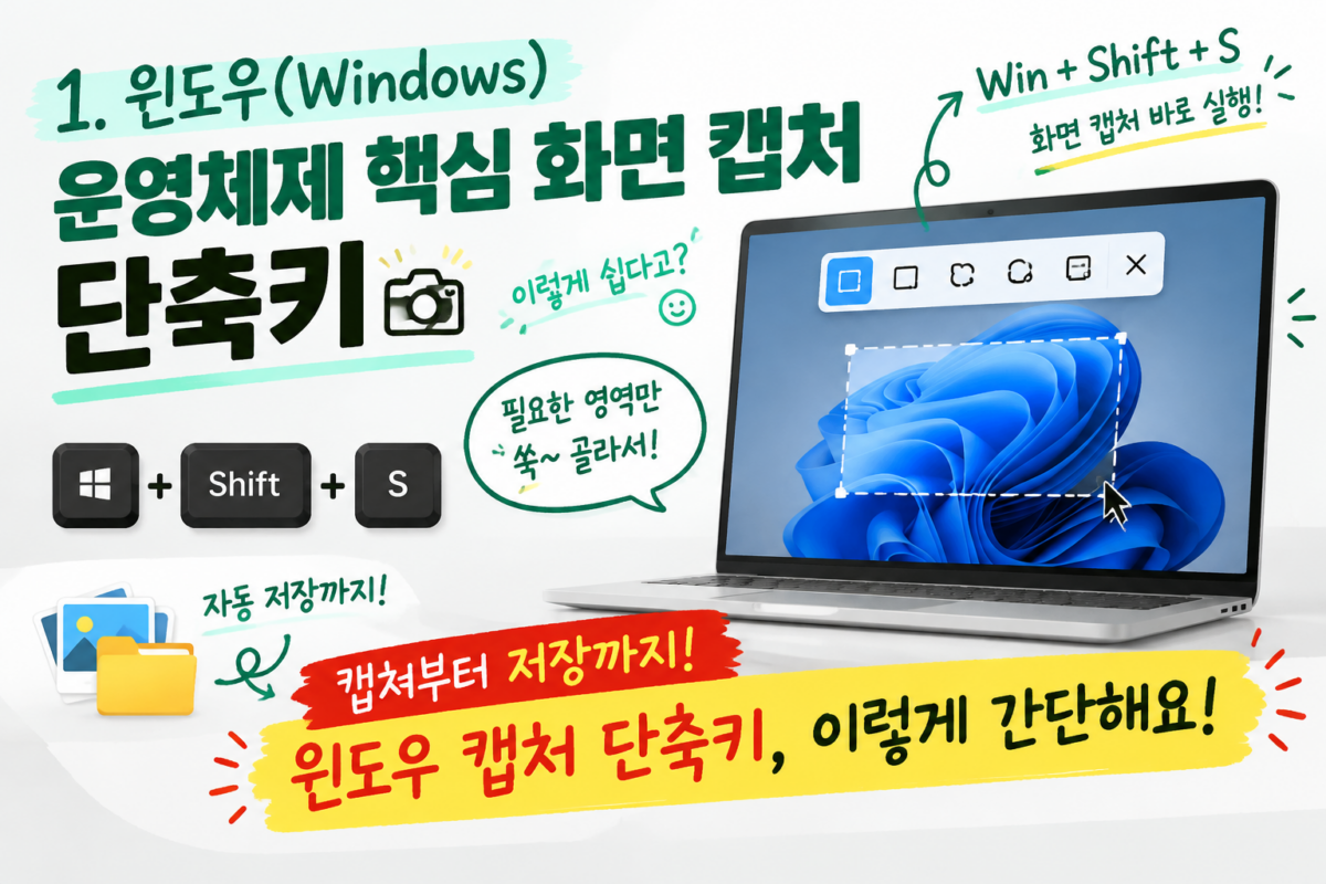윈도우 데스크톱과 맥북 프로가 함께 놓인 효율적인 PC 작업 환경 전경