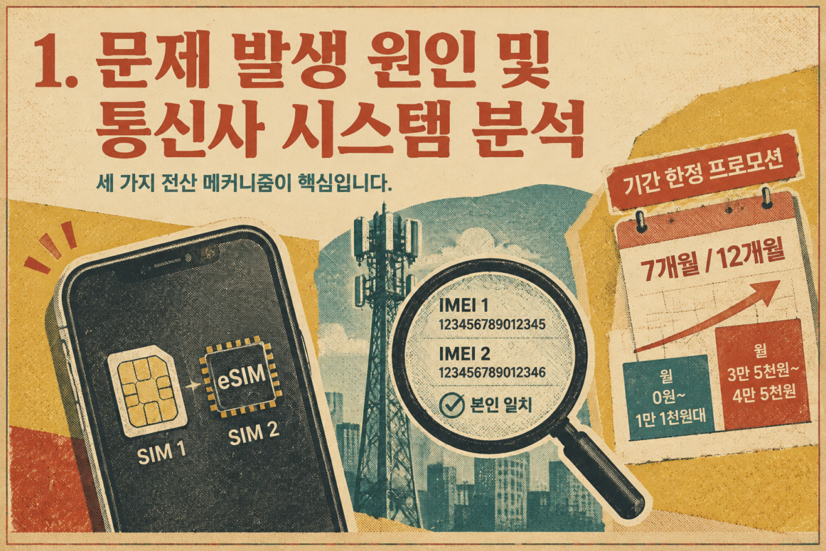 알뜰폰 위약금 방지를 위해 확인해야 할 통신 3사의 공시지원금 차액정산 및 선택약정 반환금 발생 원리
