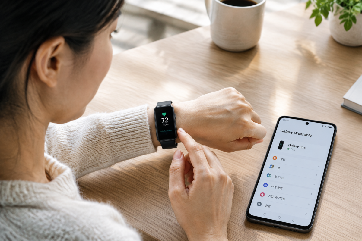 Galaxy Wearable 백그라운드 배터리 무제한 권한 설정 및 블루투스 캐시 삭제 복구 단계