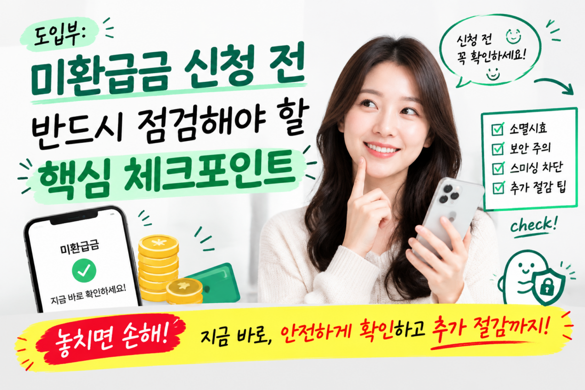통신사 미환급금 조회 주의사항 및 소멸시효 만료 방지 가이드 대표 이미지