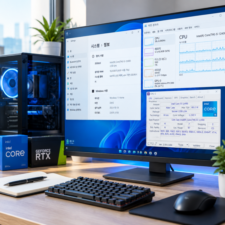 컴퓨터 스펙 보는 법 가이드: 내 PC 사양 확인 및 단계별 업그레이드 기준